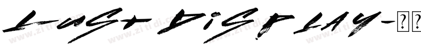 Lust Display字体转换 Lust Display字体转换